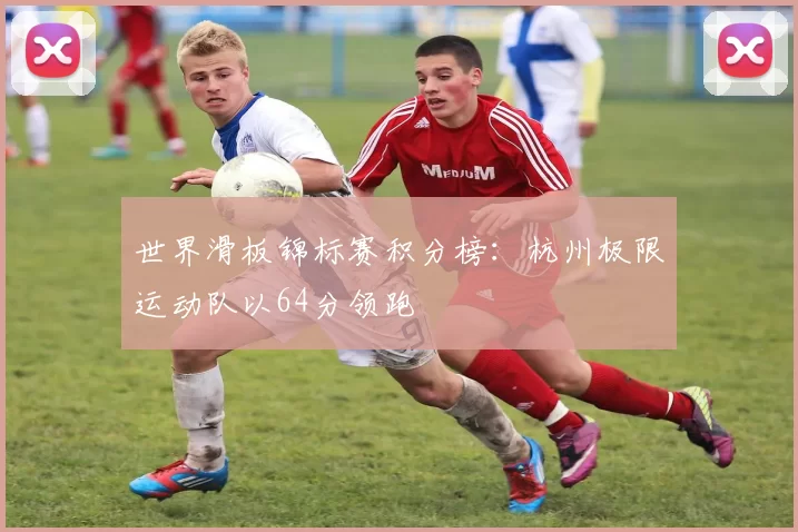 世界滑板锦标赛积分榜：杭州极限运动队以64分领跑